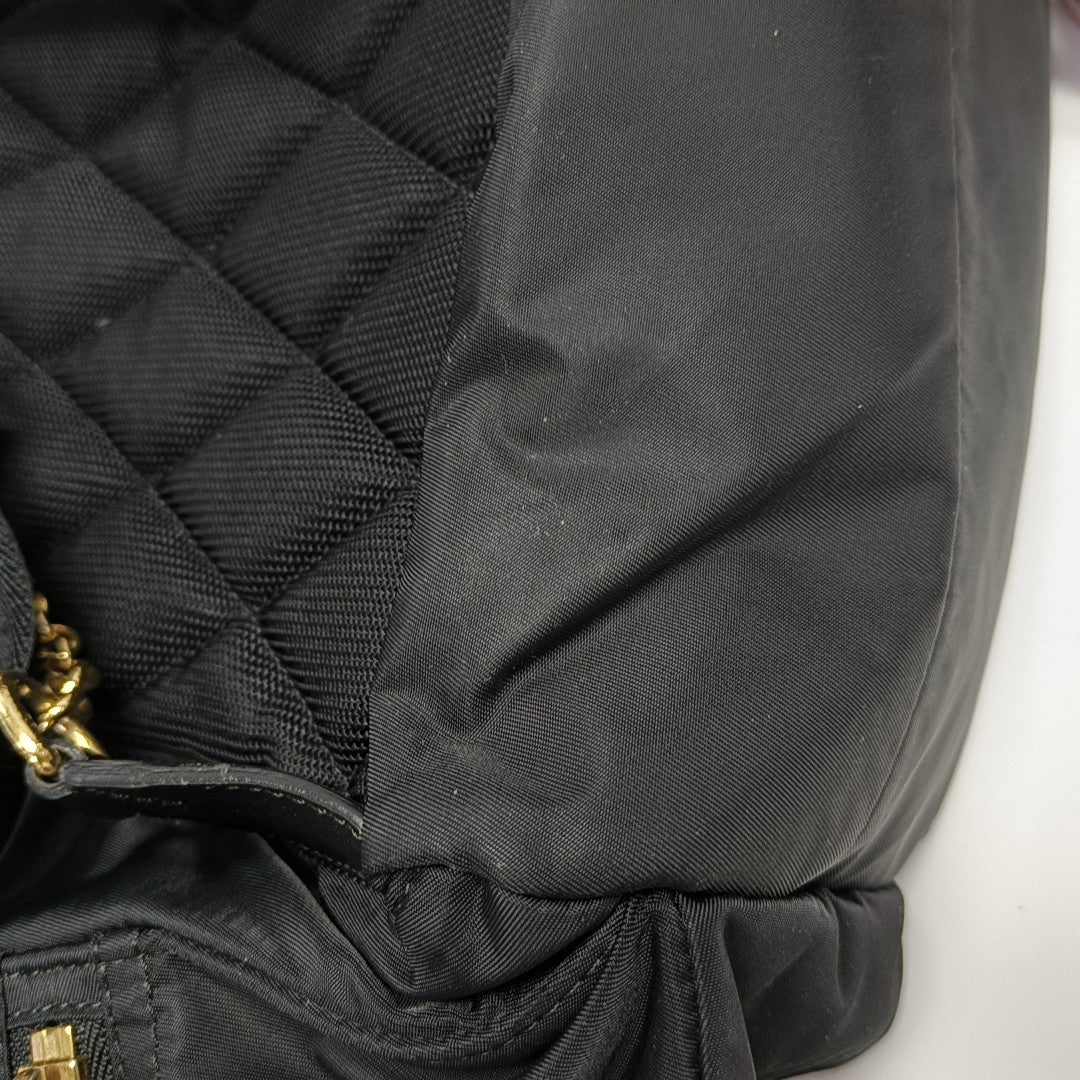 The Rucksack Medium Nylon Black