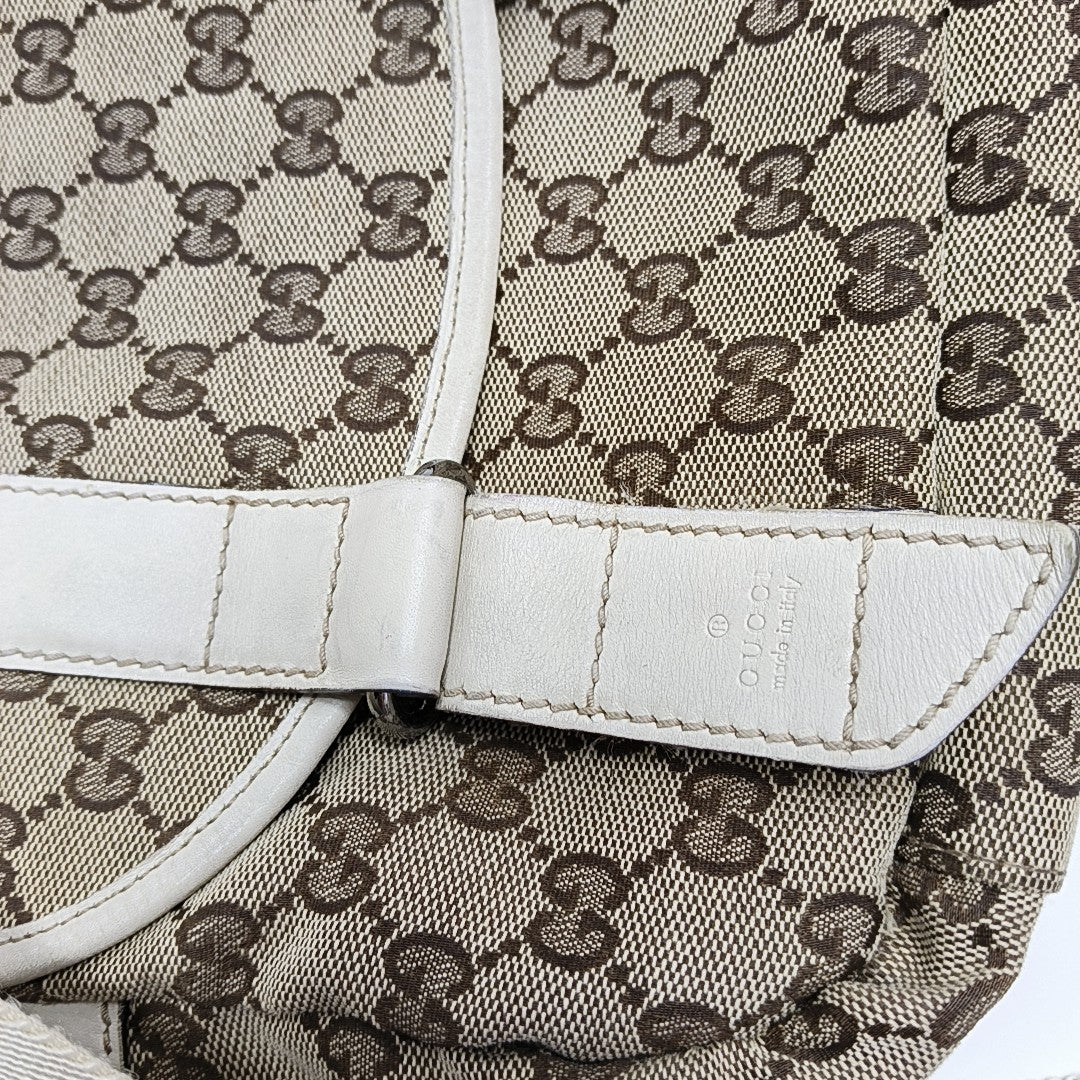 Monogram Canvas Shoulder Bag Black