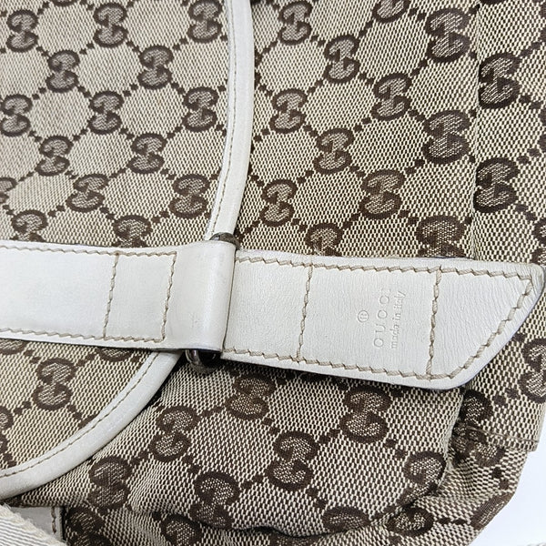 Monogram Canvas Shoulder Bag Black