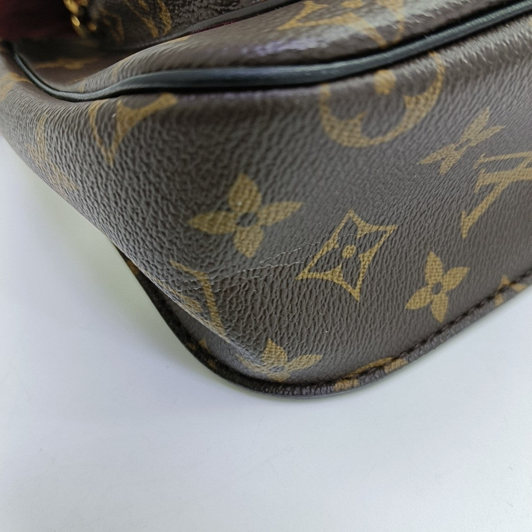 PASSY Monogram Coated Canvas Brown