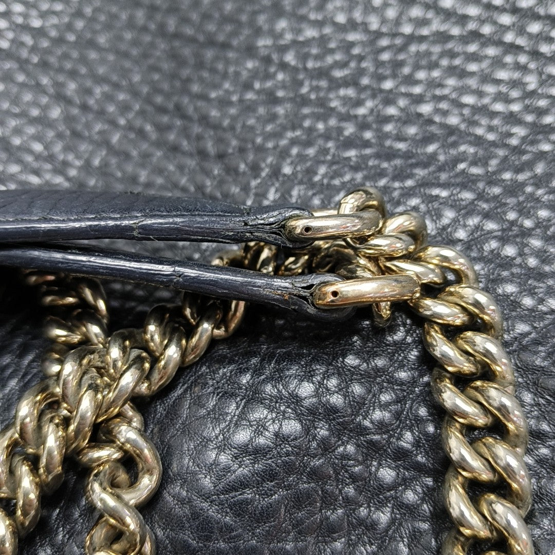 Soho Large Calfskin Black
