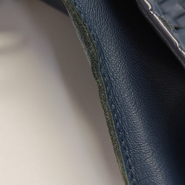 Calfskin Shoulder Bag Blue