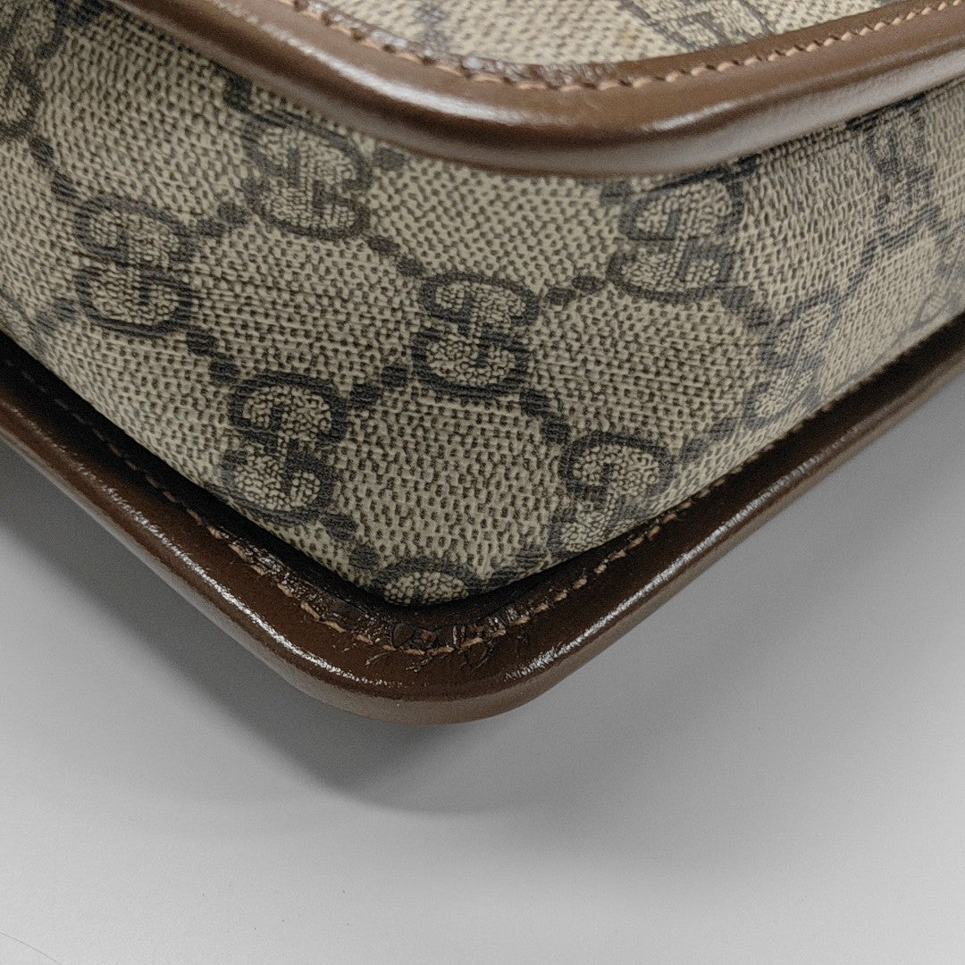 GG Supreme Mini Monogram Coated Canvas Beige
