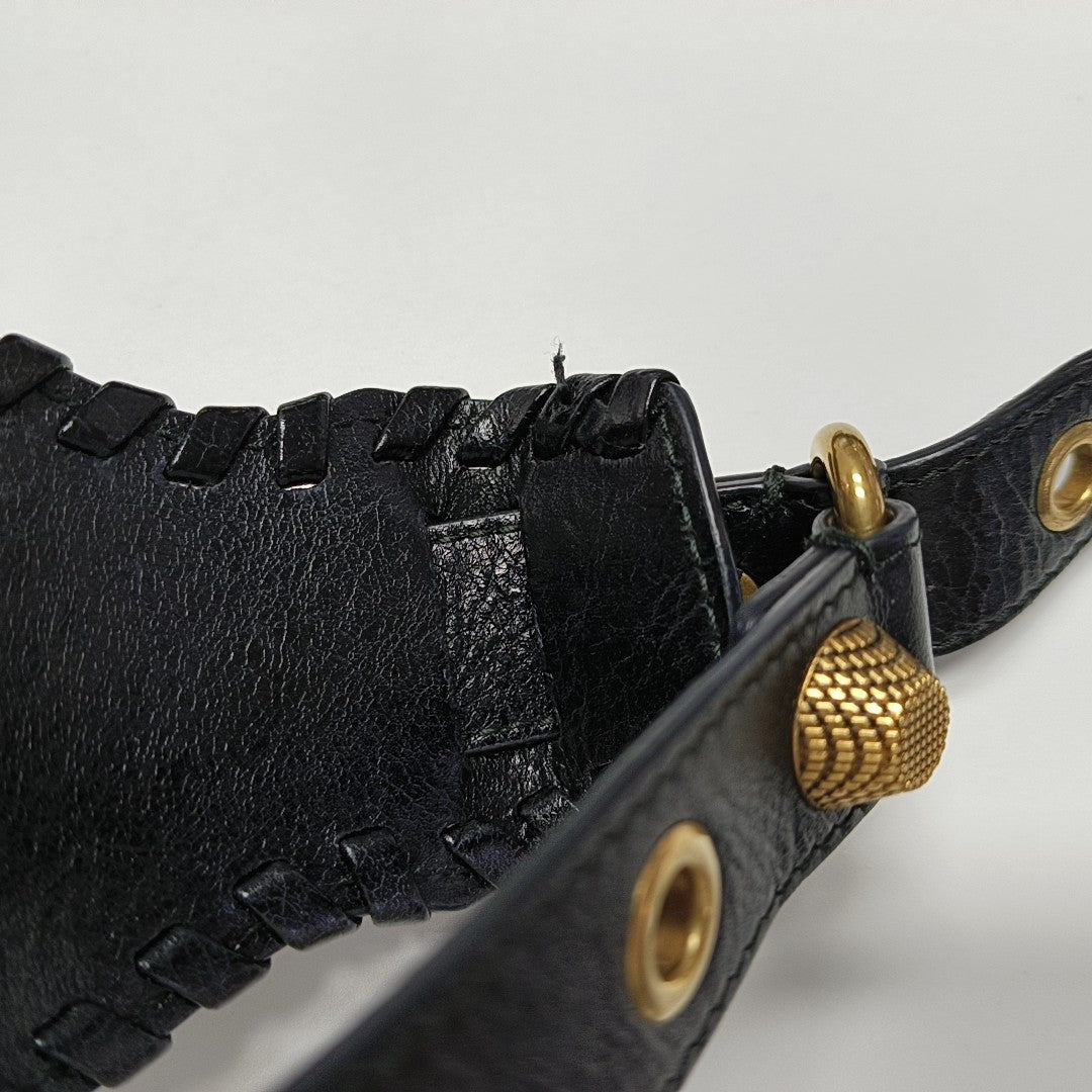 Le Cagole Small Calfskin Black
