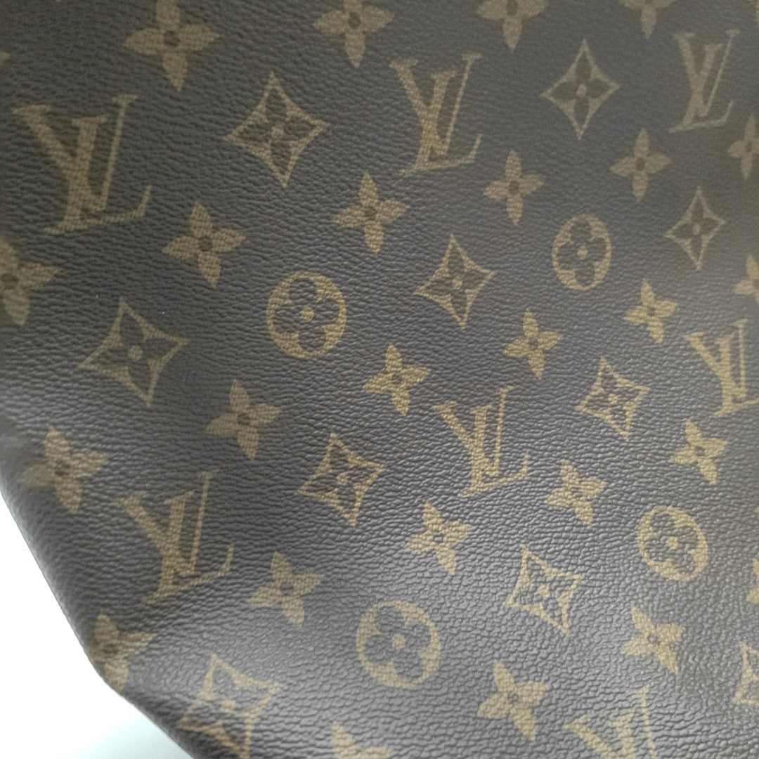 ALL IN GM Monogram Coated Canvas Brown