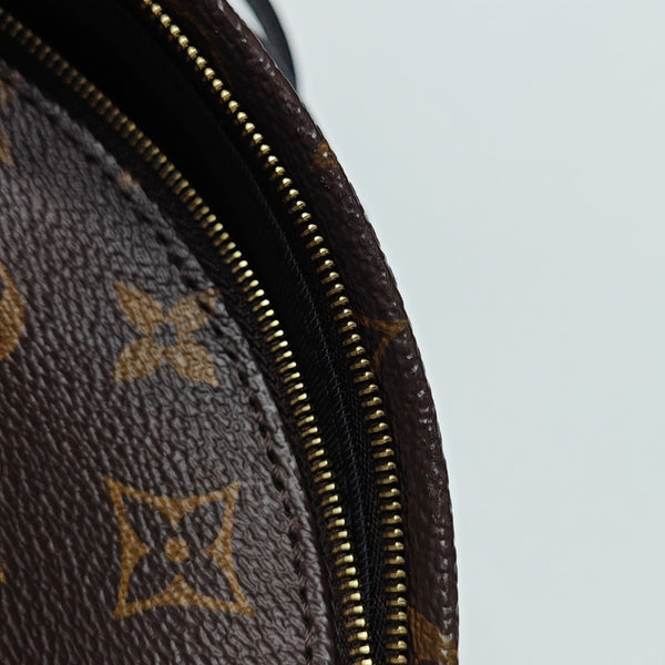 PALM SPRINGS Mini Monogram Coated Canvas Brown
