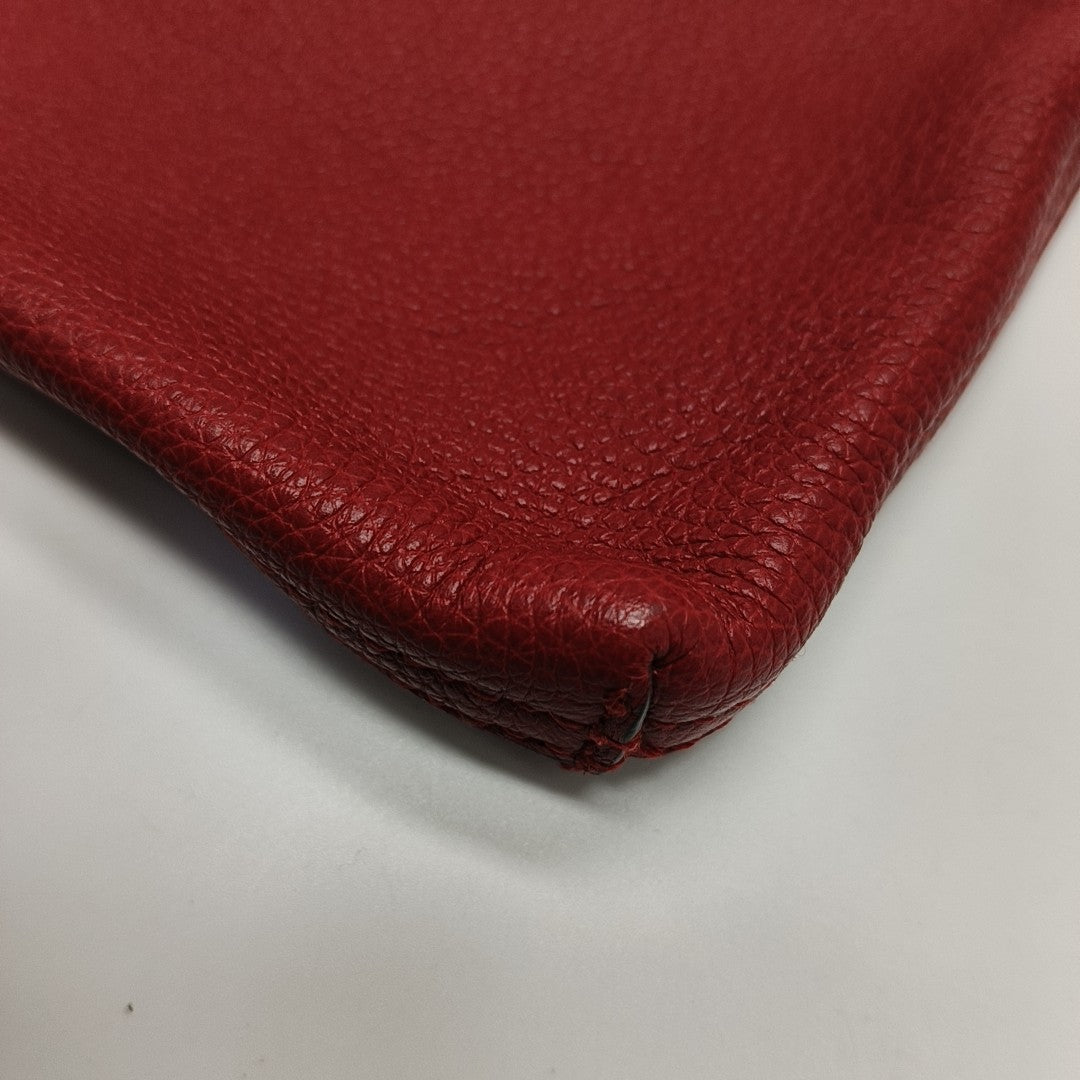 Print Medium Calfskin Red