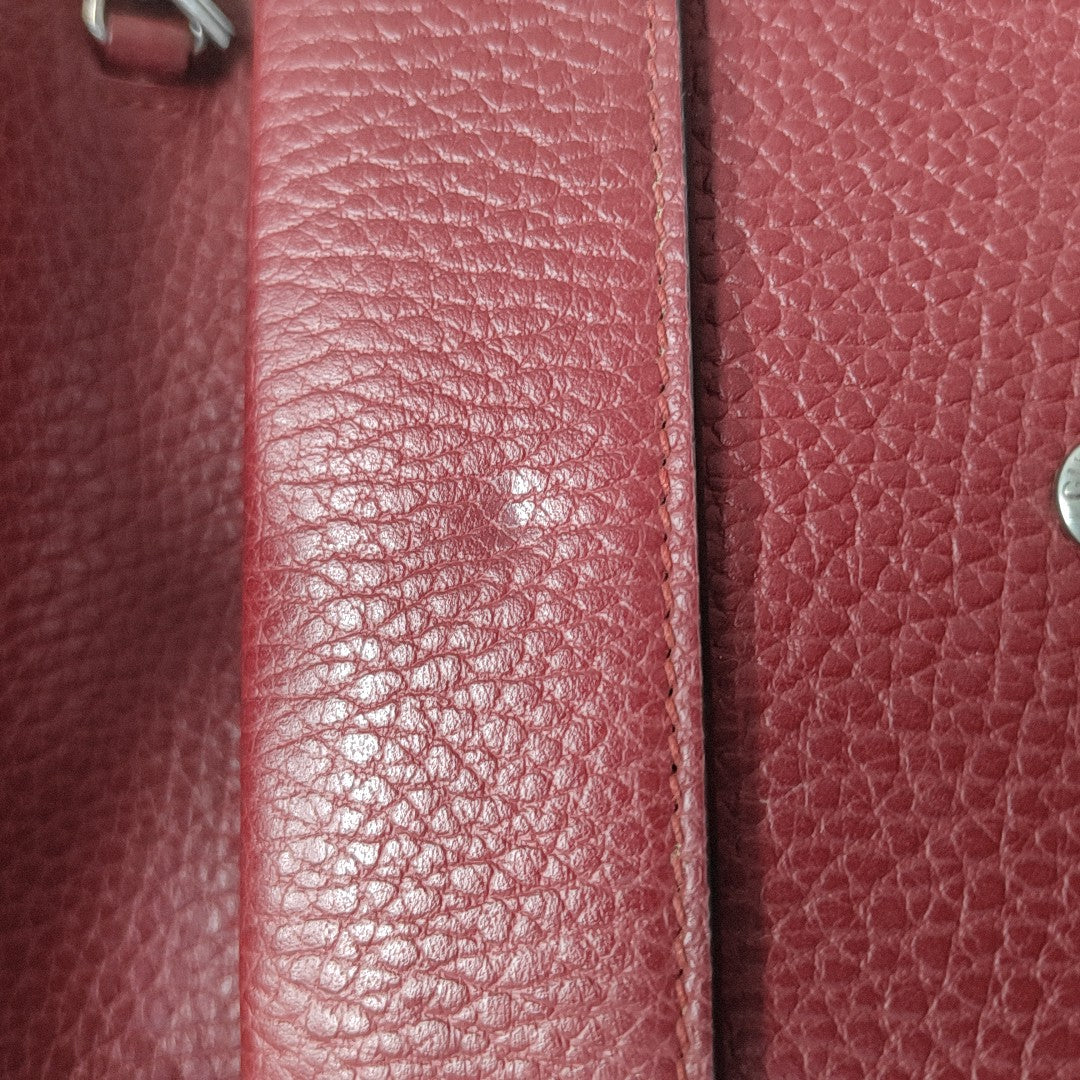 Dionysus Super Mini Calfskin Red