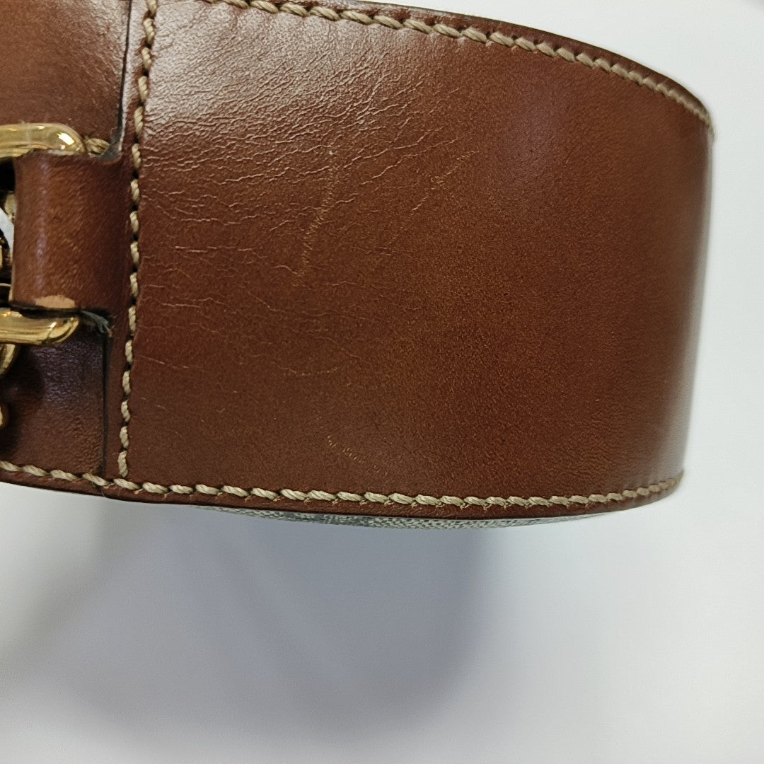 Monogram Coated Canvas Beige