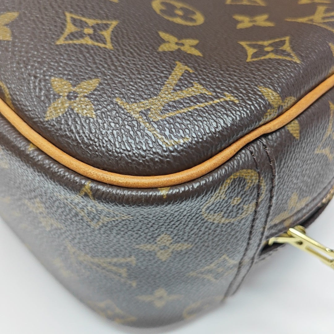 DEAUVILLE Monogram Coated Canvas Brown
