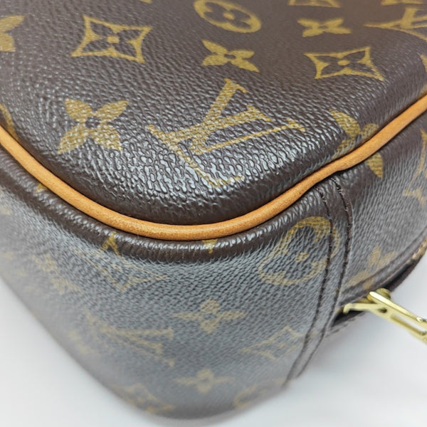 DEAUVILLE Monogram Coated Canvas Brown