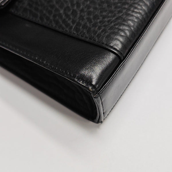 Calfskin Shoulder Bag Black