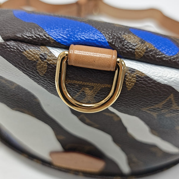 BUMBAG Monogram Coated Canvas Brown
