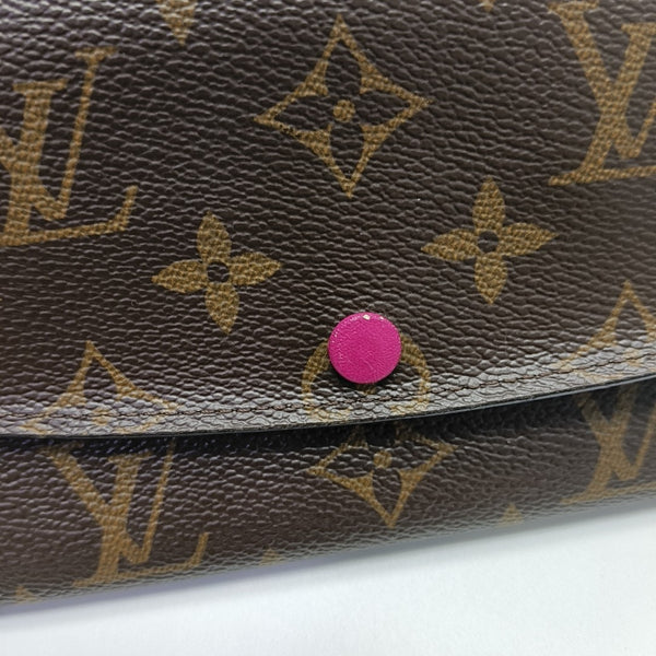 EMILIE Monogram Coated Canvas Brown