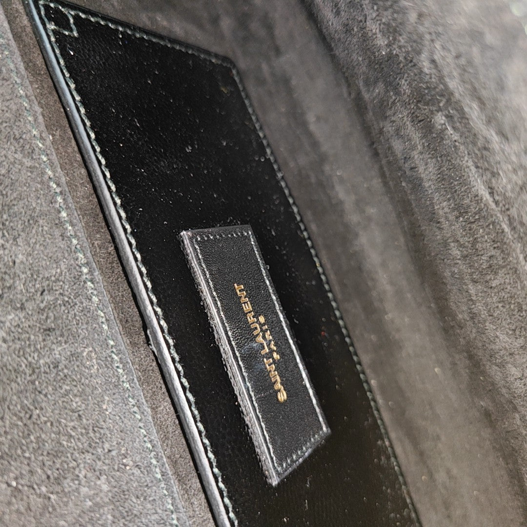 Calfskin Clutch Black