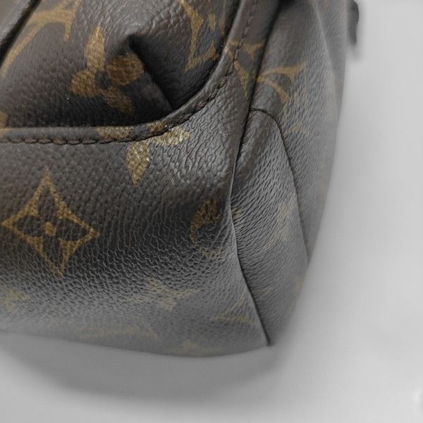 PALM SPRINGS Mini Monogram Coated Canvas Brown