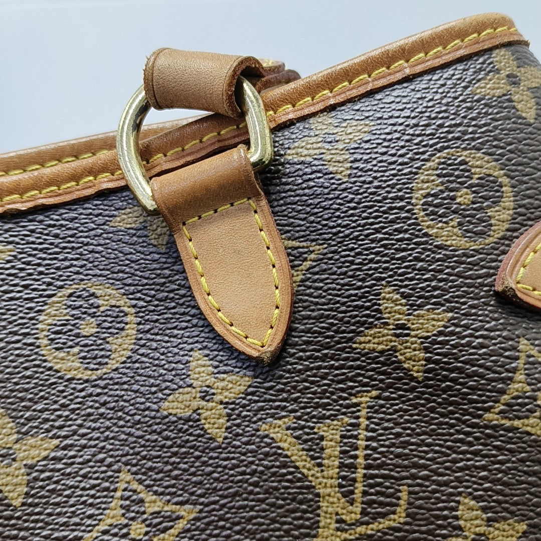 BATIGNOLLES GM Monogram Coated Canvas Brown