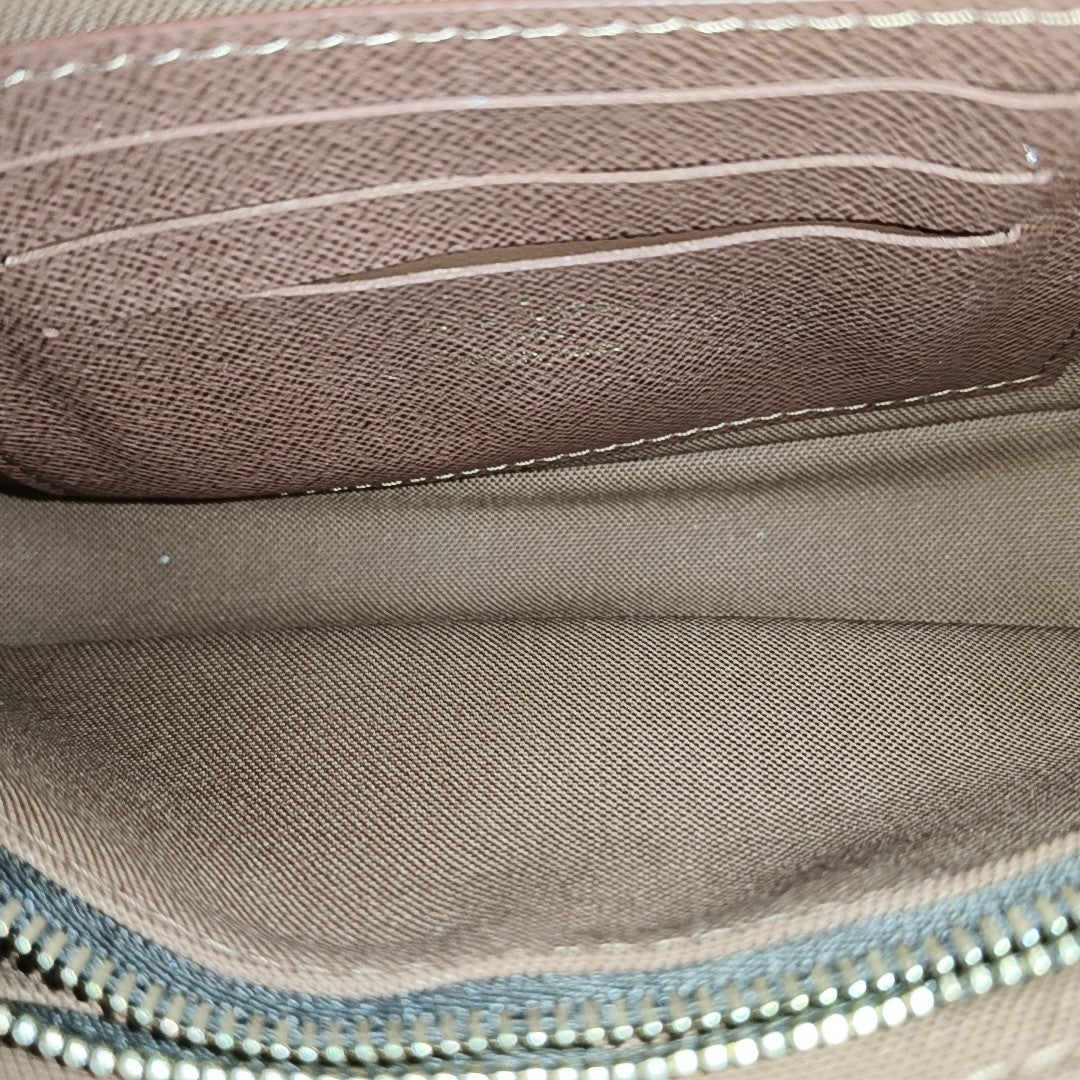 IVY Monogram Coated Canvas Brown