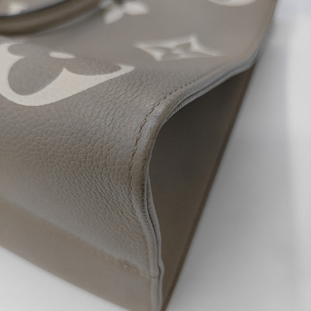 ONTHEGO MM Monogram Calfskin Gray