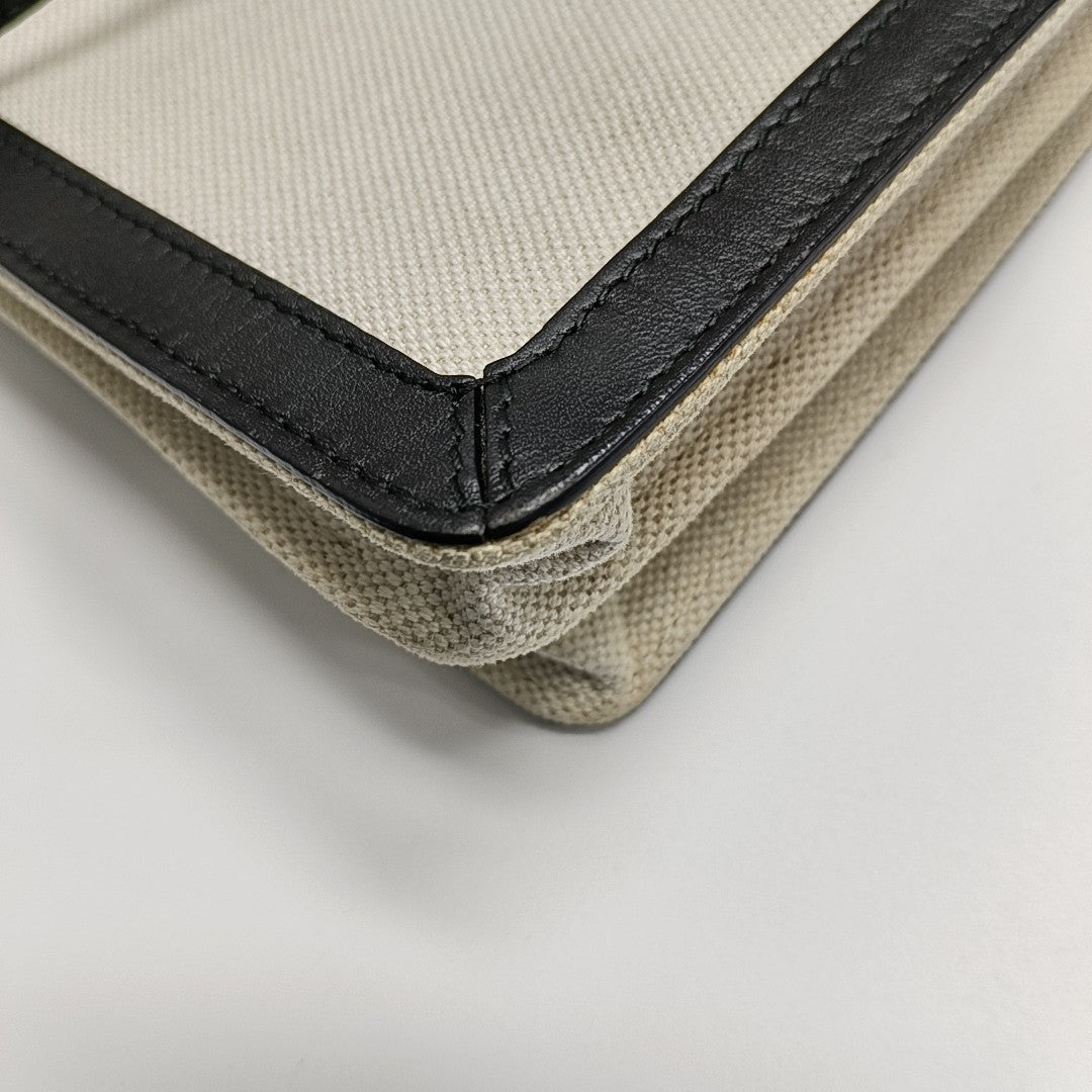 Pochette Medium Canvas Beige