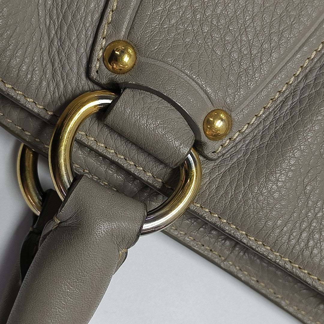 Calfskin Tote Bag Gray