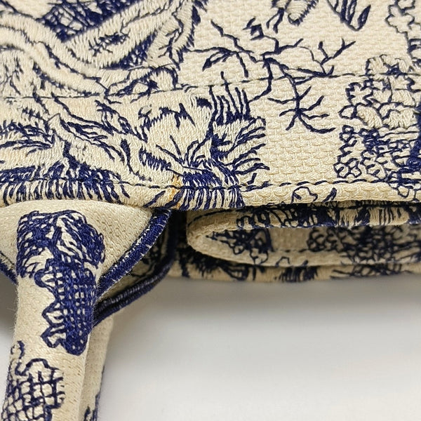 Book Tote Medium Canvas Blue