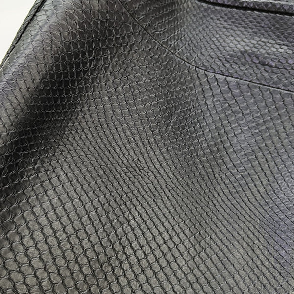 Python Shoulder Bag Black