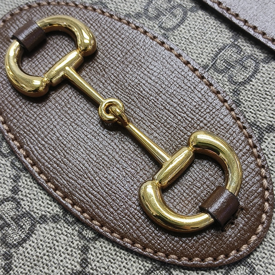 Horsebit 1955 Mini Coated Canvas Beige