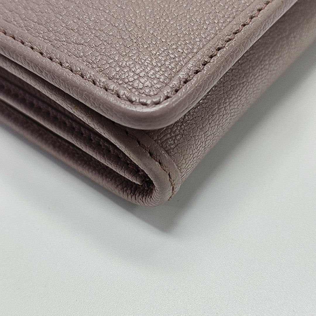 Calfskin Wallet Pink