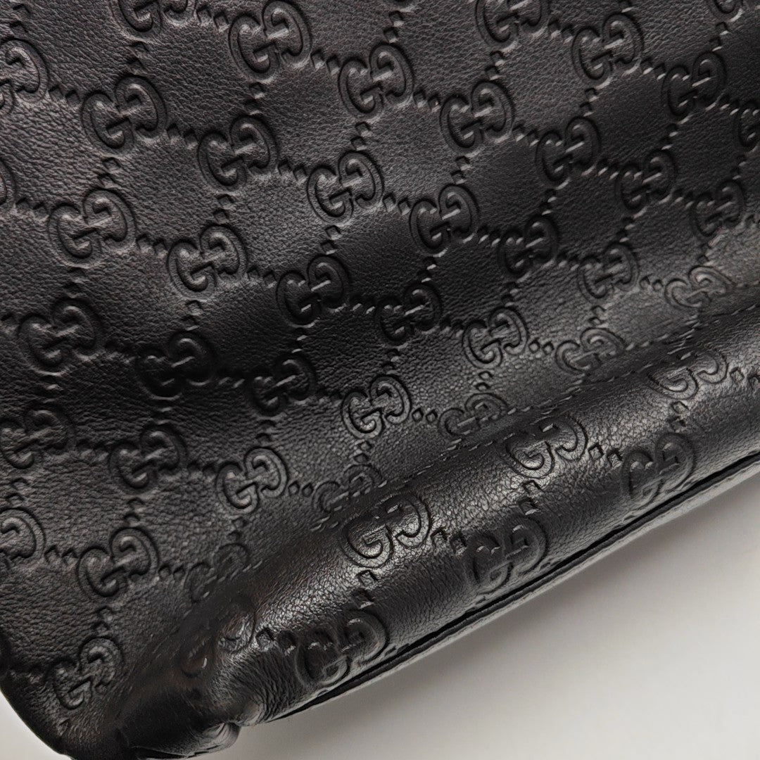GG Imprime Monogram Calfskin Black