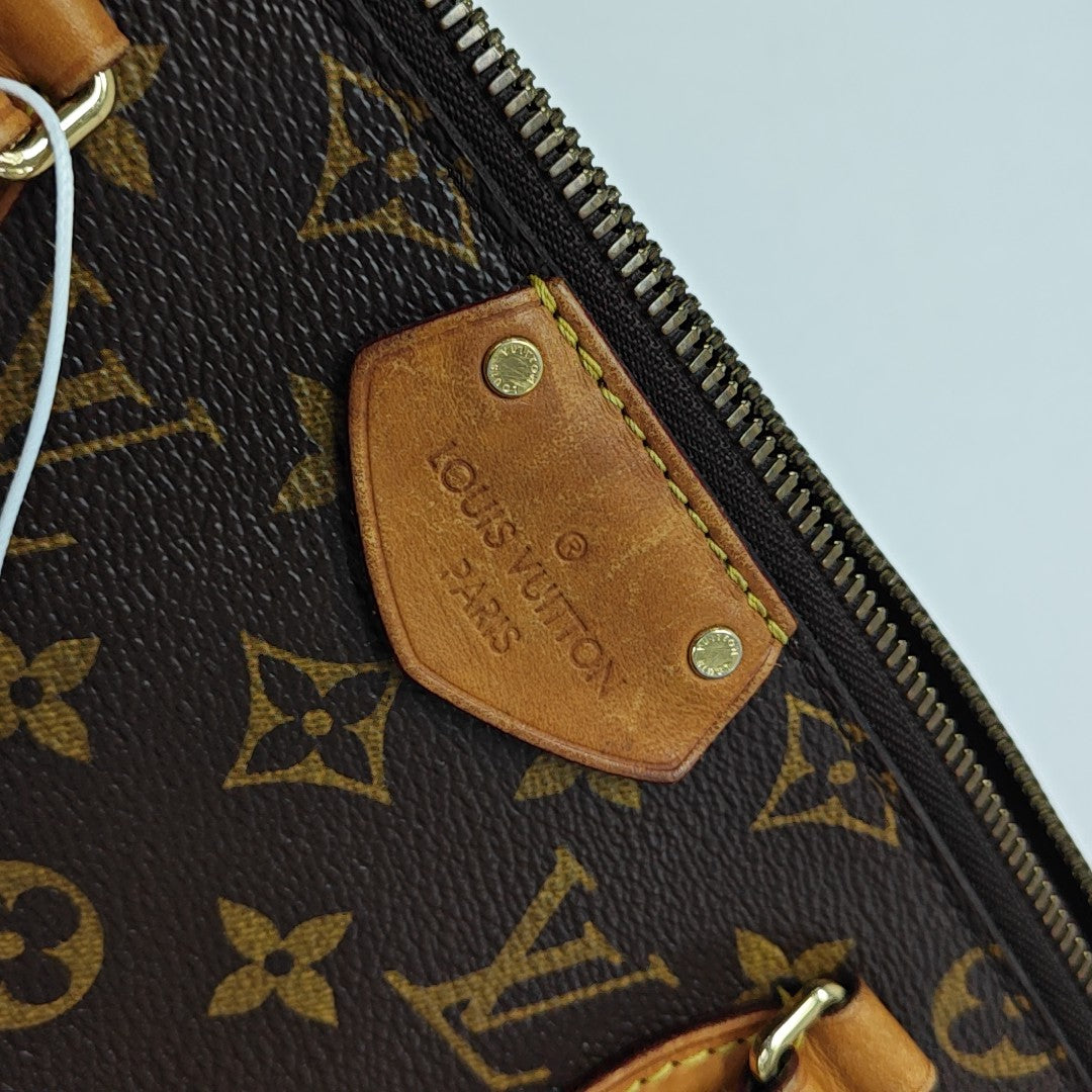 BOETIE PM Monogram Coated Canvas Brown