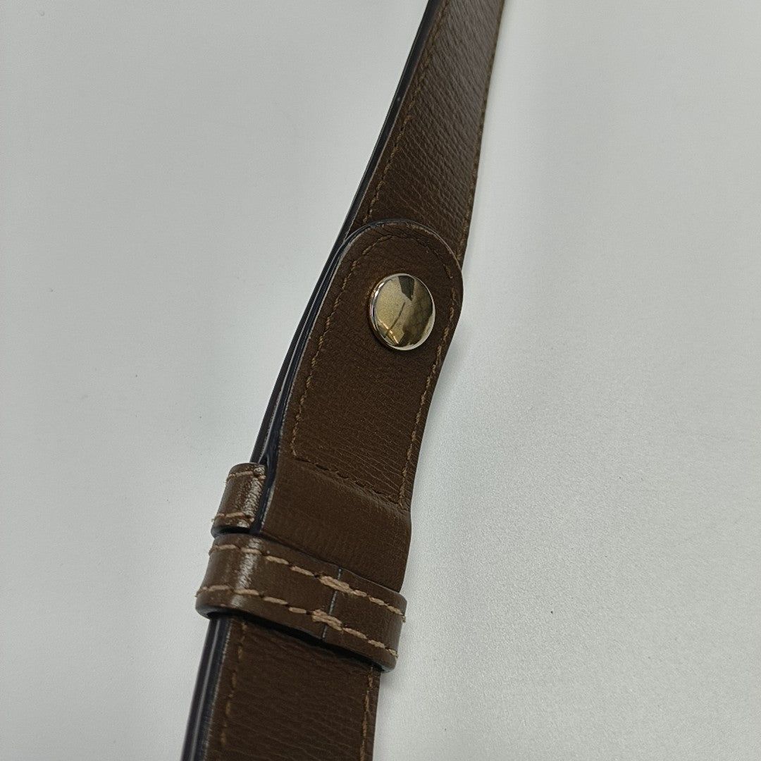 Horsebit 1955 Medium Monogram Coated Canvas Beige