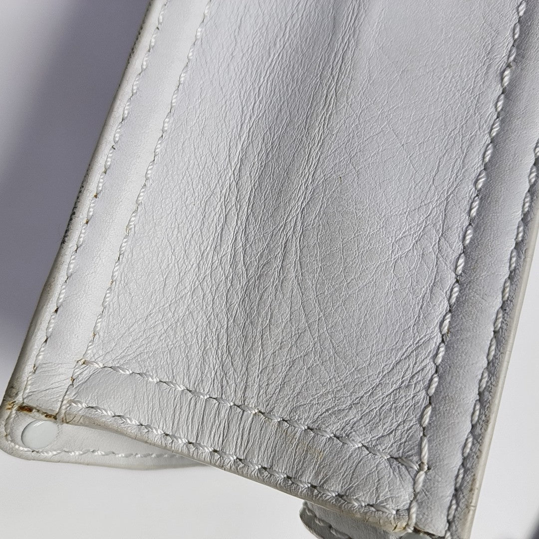 Quilted Calfskin White