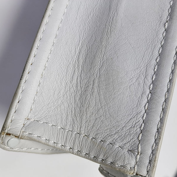 Quilted Calfskin White