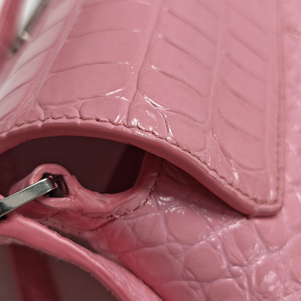 Calfskin Shoulder Bag Pink