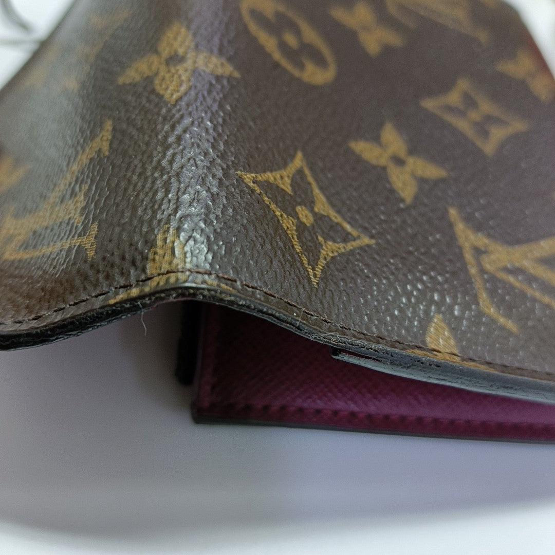 VICTORINE Monogram Coated Canvas Brown Wallet