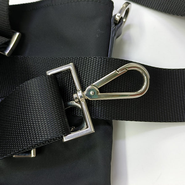 Nylon Shoulder Bag Black
