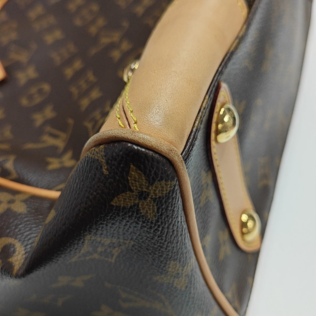 RETIRO NM Monogram Coated Canvas Brown