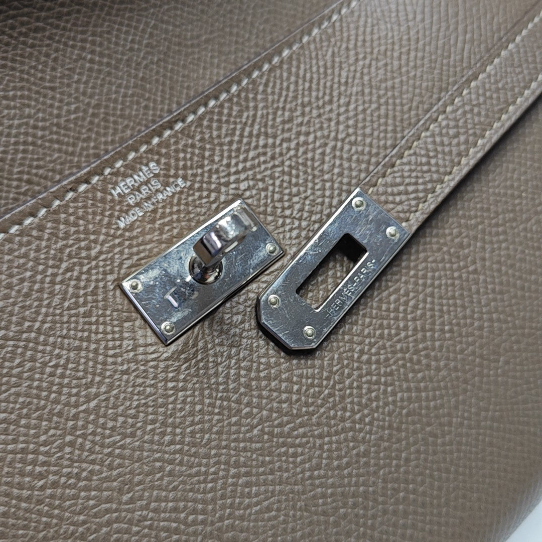 Kelly 20 Epsom Gray Wallet