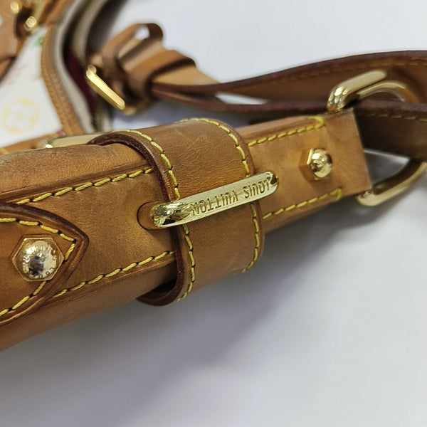 LV × TM GRETA Monogram Coated Canvas White