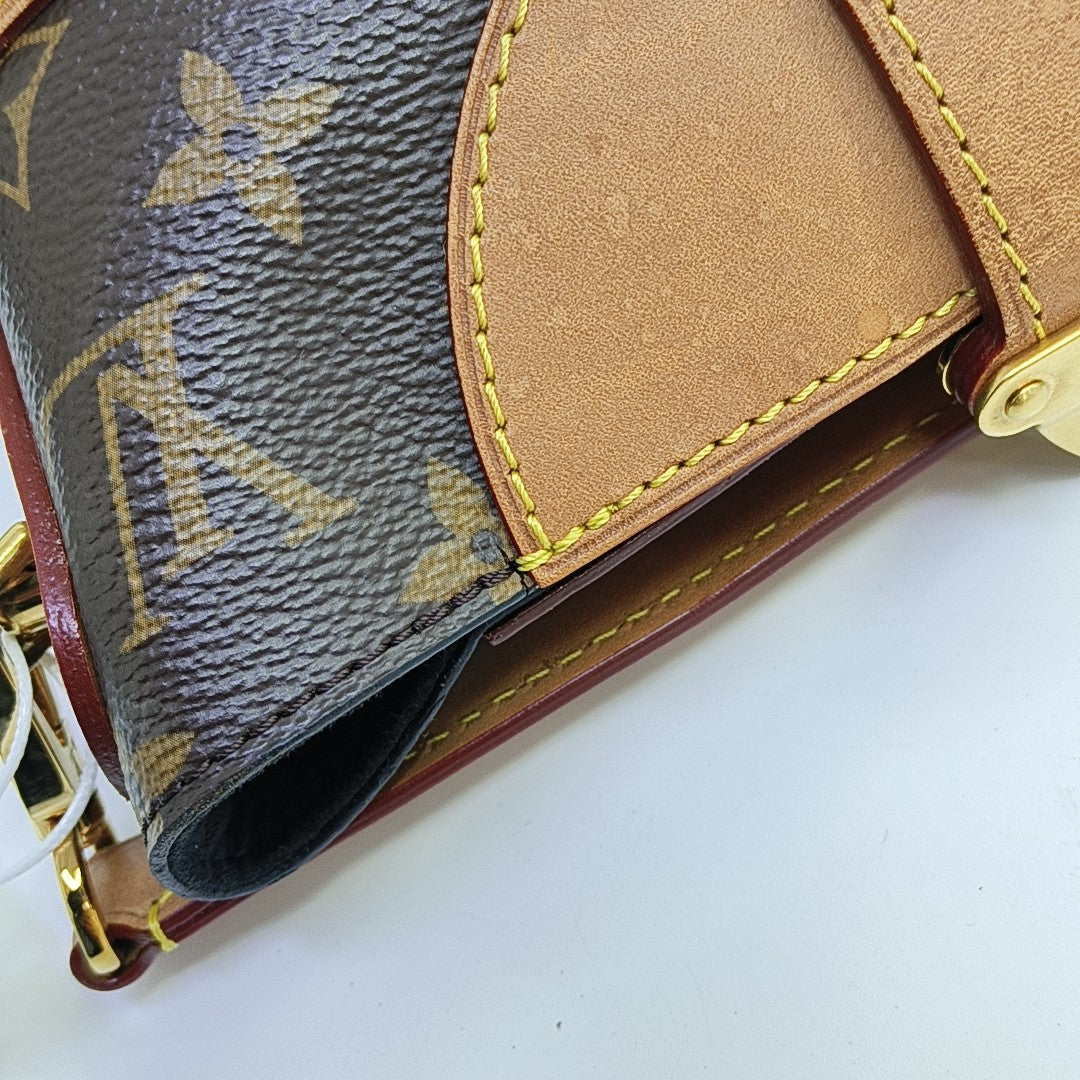 DUFFLE Monogram Coated Canvas Brown