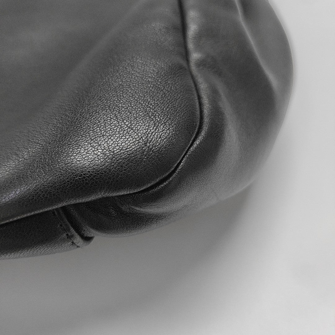 LUXURY LINE Large Lambskin Black