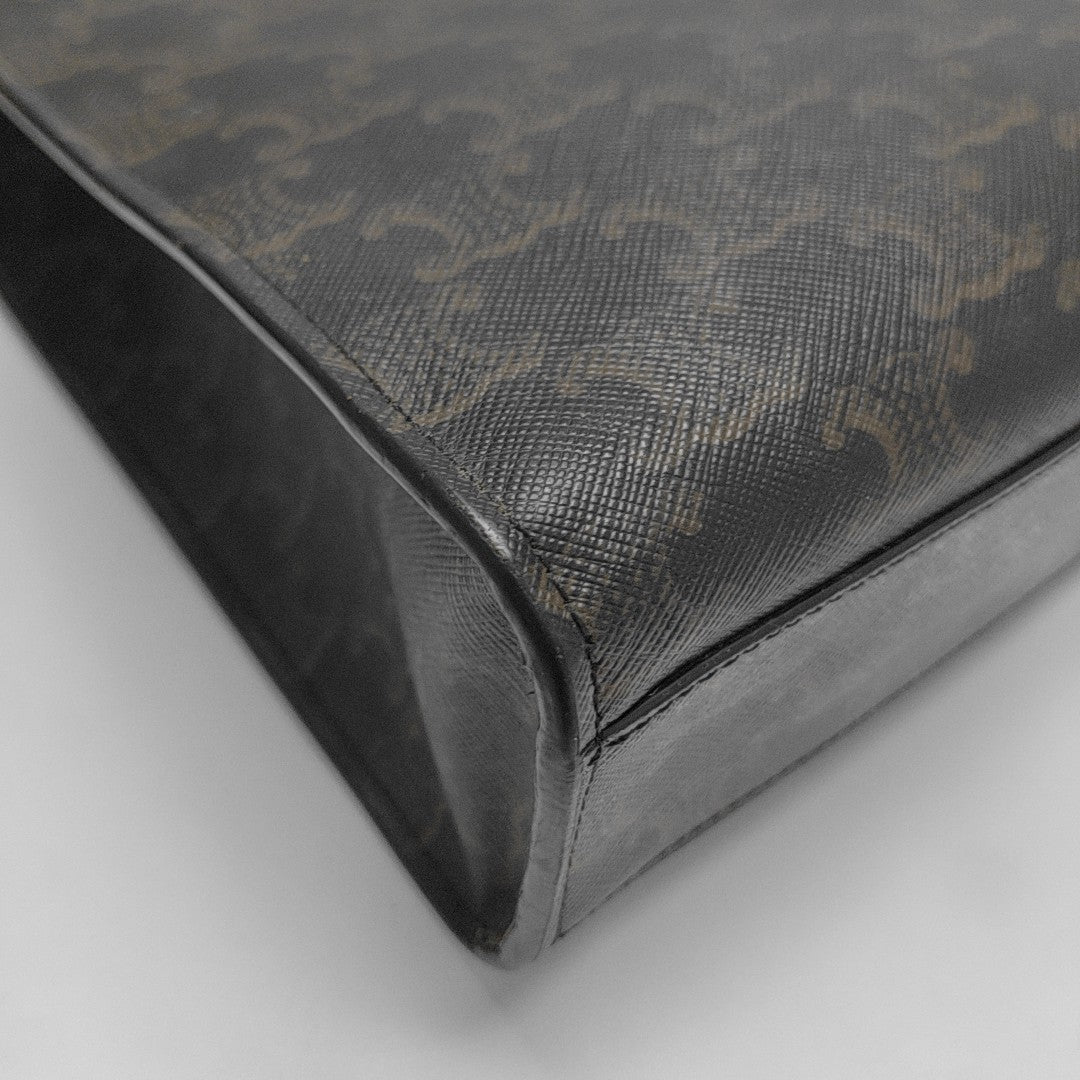 CABAS CELINE Small Coated Canvas Black