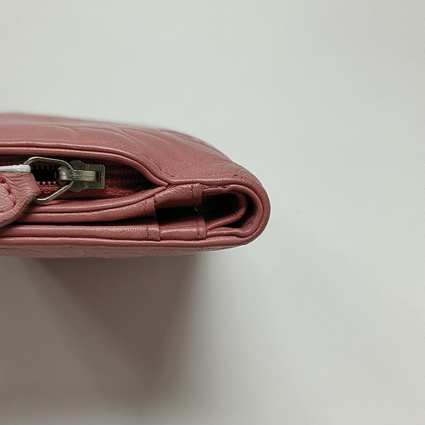 Lambskin Wallet Pink