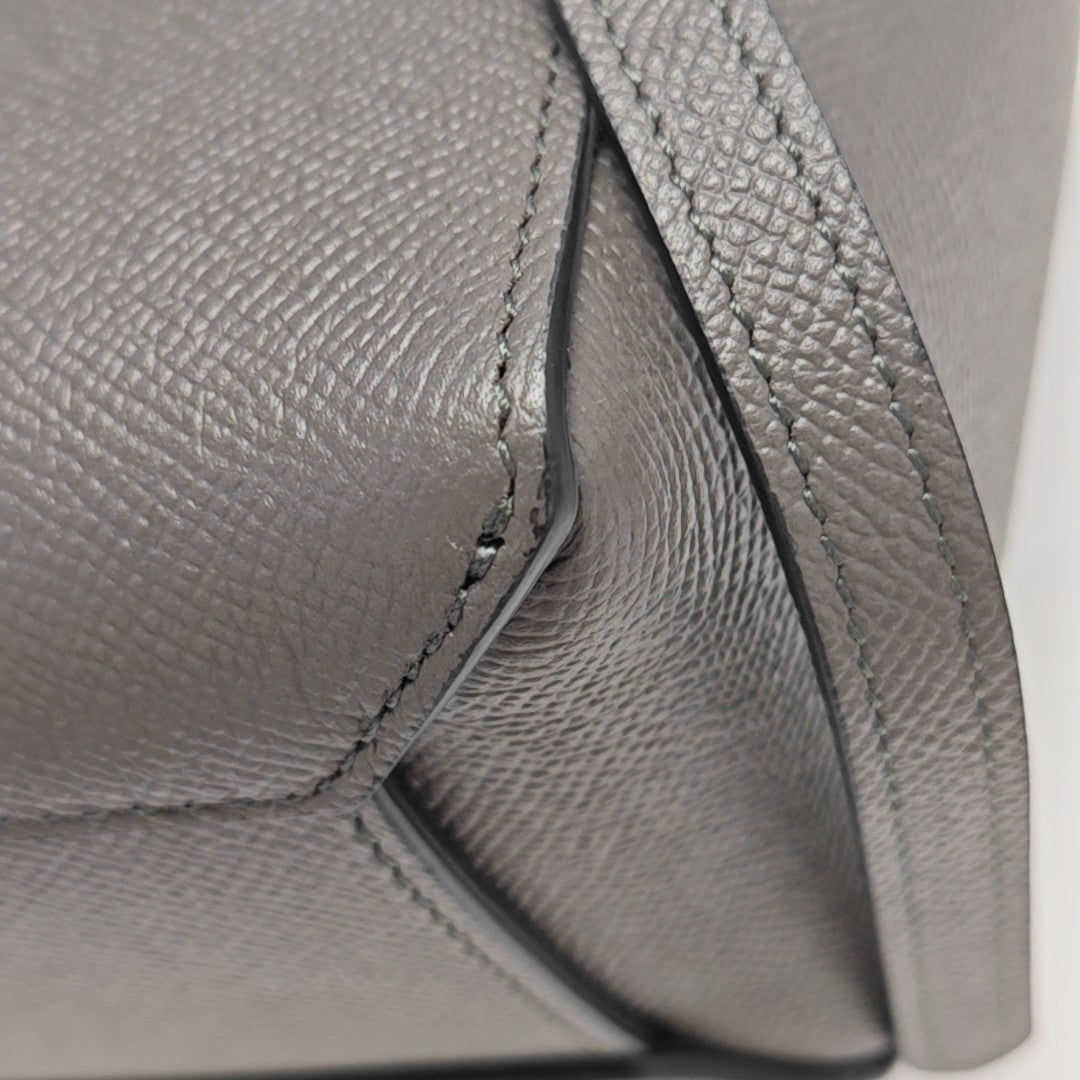 BELT Nano Calfskin Gray
