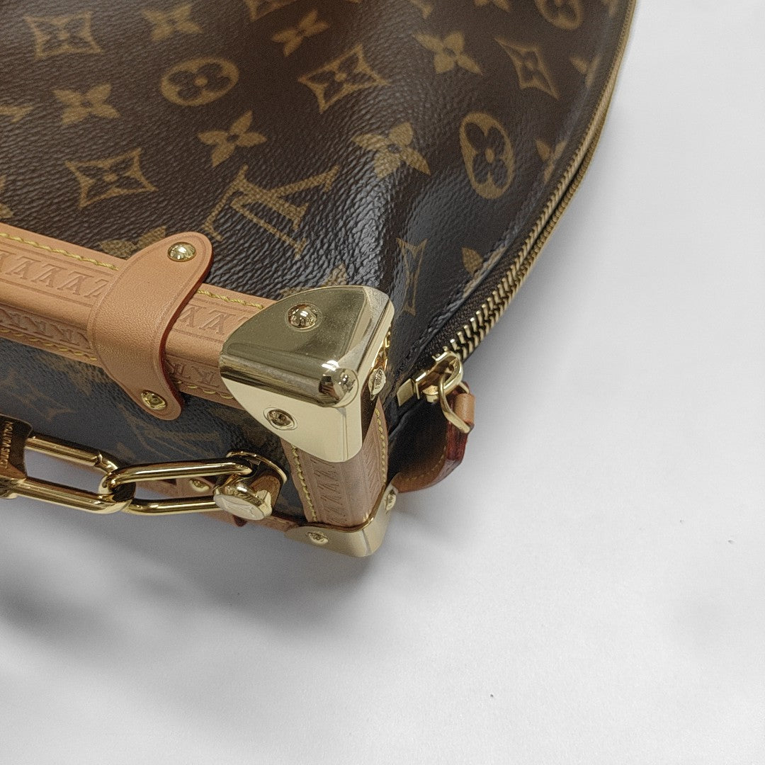 SIDE TRUNK MM Monogram Coated Canvas Brown