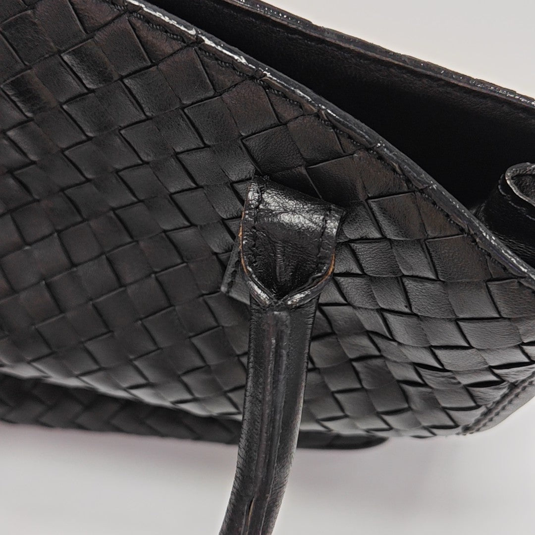 Calfskin Shoulder Bag Black