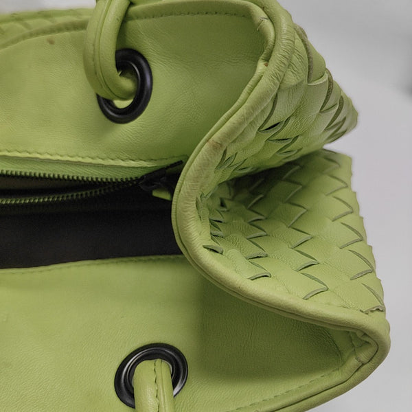 Lambskin Tote Bag Green