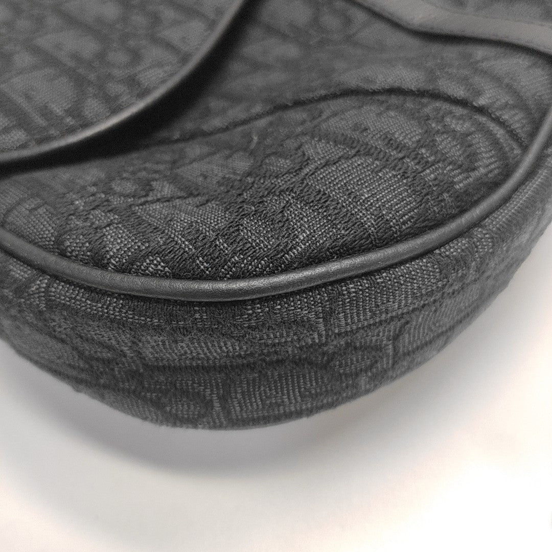 Saddle Mediano Lona Oblicua Azul