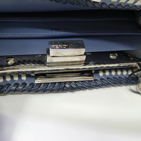 Peekaboo Mini Calfskin Blue